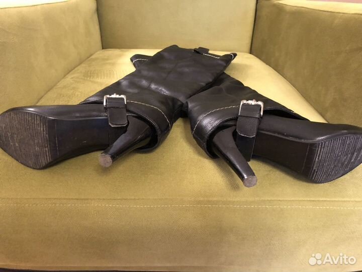 Сапоги демисезонные, Италия. Кожа, 35 р-р