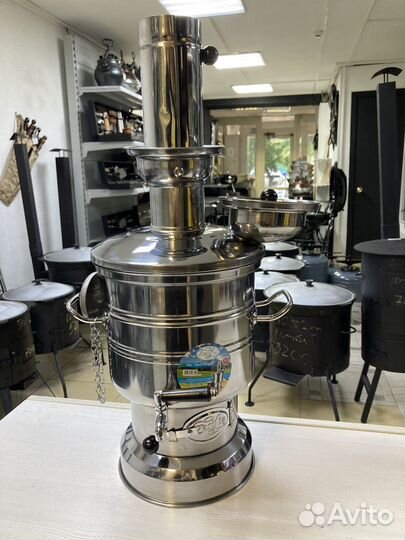 Самовар жаровой турецкий 3.5л с 1 чашей