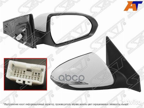 Зеркало Hyundai Elantra 15-19 (Справа