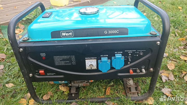 Генератор бензиновый 3квт бу