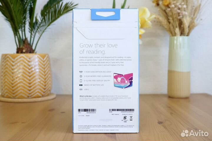 Amazon Kindle 16gb 2024 Kids + Чехол (Новая)