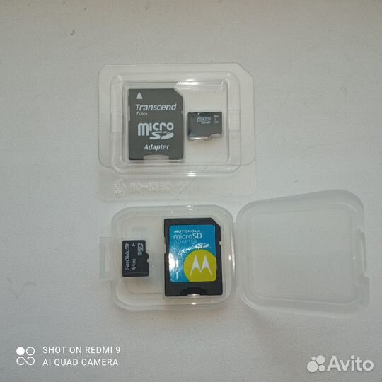 Карта памяти MicroSD 4Gb + SD adapter