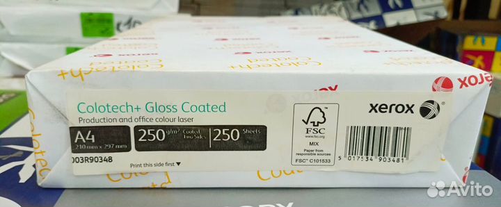 Бумага Xerox Colotech + Gloss Coated 250 г/м2 ф А4