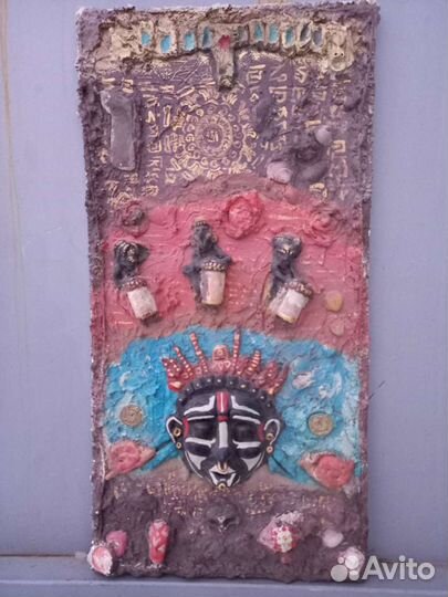 Картина-барельеф на гвл без рамки