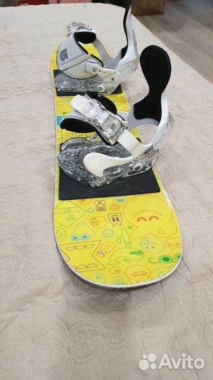 Сноуборд детский burton 90 с креплениями