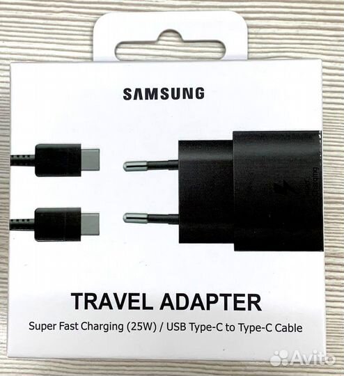 Samsung блок зарядки 25W с кабелем Type-C OR