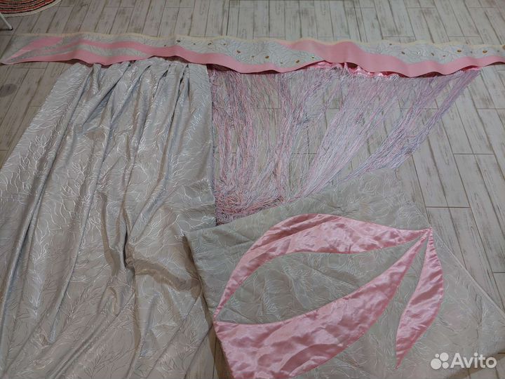 Комплект шторы и тюль бу