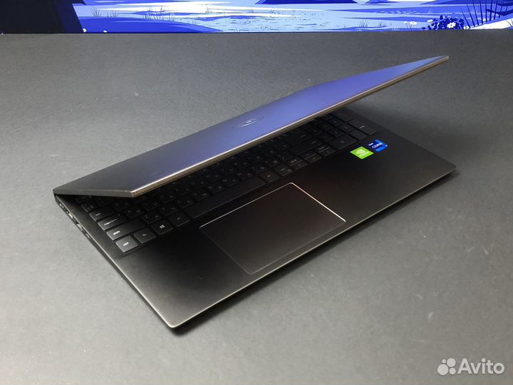 Тонкий Dell 15/i7-11/16Gb/Nvidia MX/SSD 512Gb