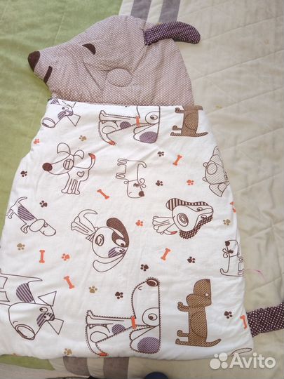 Одеяло детское спальный мешок для малышей собака