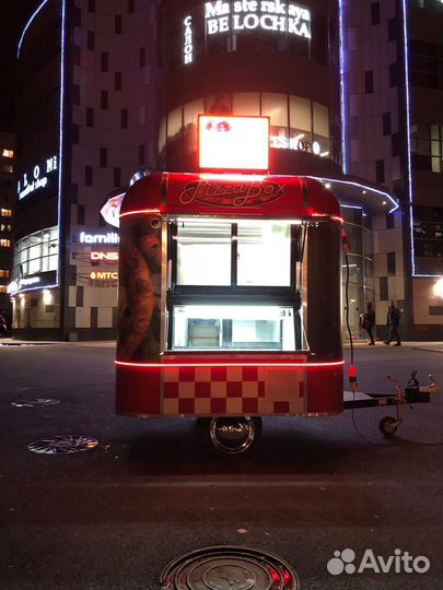 Торговый прицеп, мобильное кафе, автолавка