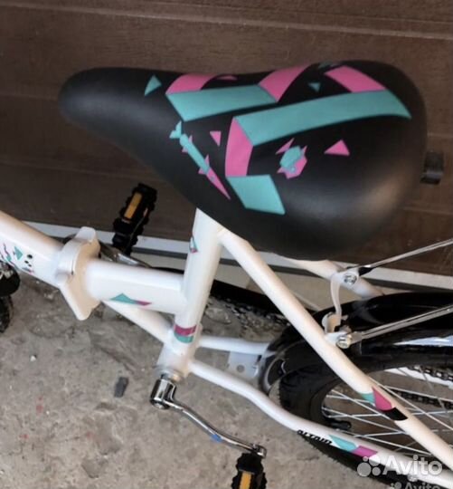 Детский складной велосипед с задним тормозом