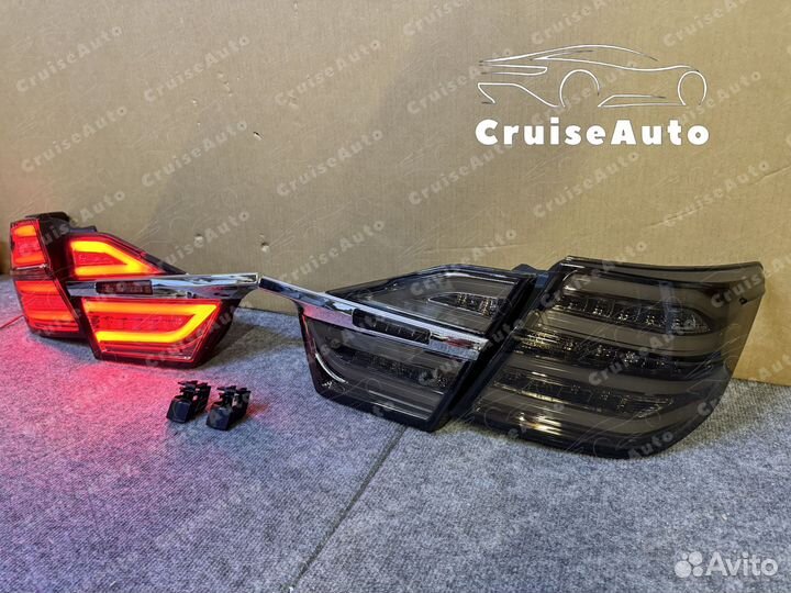Задние фонари Camry 55 стиль Mercedes черные тонир