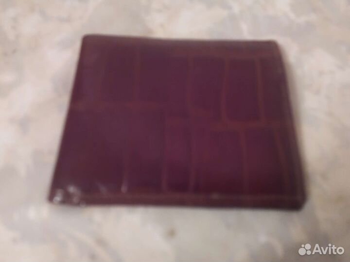 Кошелек мужской кожаный