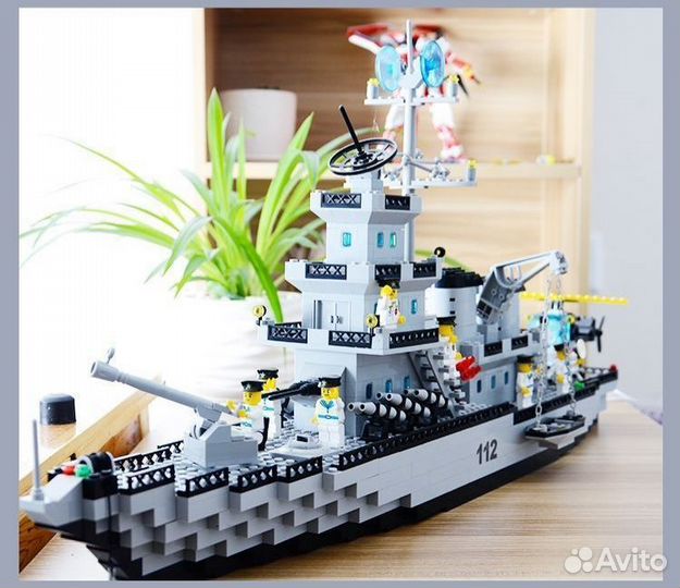 Большой конструктор Военный корабль Лего.lego,lego