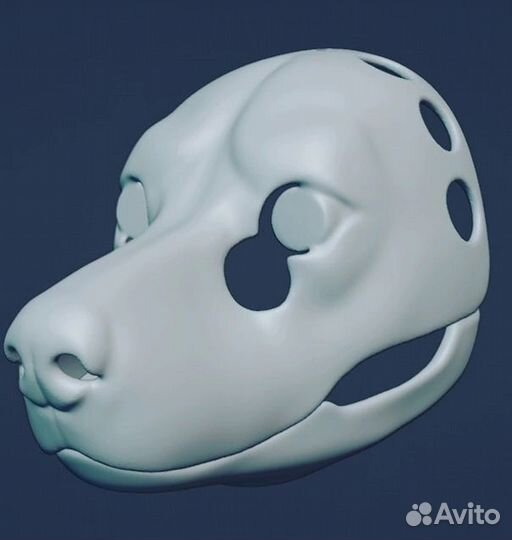 Собака реалистик основа для фурсьюта