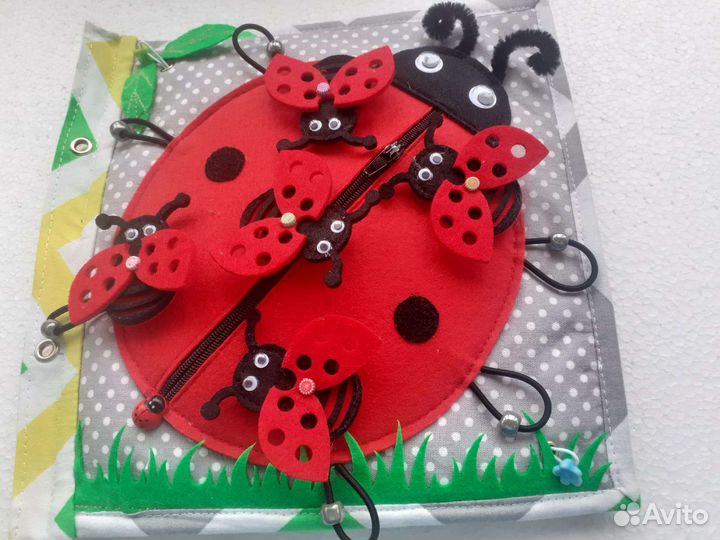 Планшет из ткани и фетра