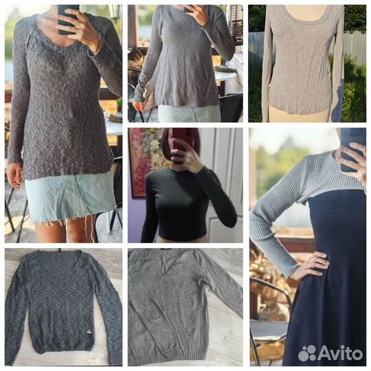 Свитера, кофты и джемпер в серого цвета