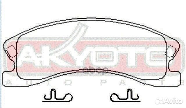 Колодки тормозные дисковые передние chrysler GR