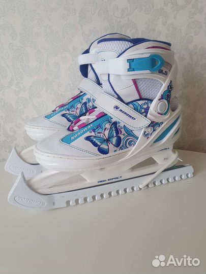 Коньки раздвижные 36-40р