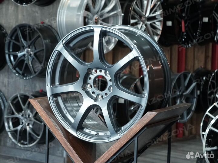 Литые диски Work R17 на Mitsubishi. Арт829