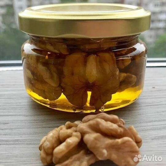 Мед с орехом