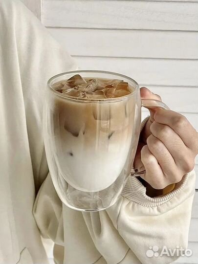 Стеклянная кружка 0.5 л