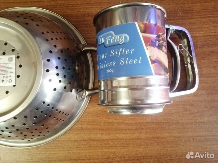 Дуршлаг нержавейка и сито разных разиеров