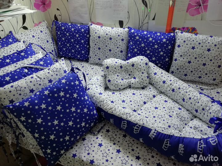 Новые бортики в кроватку