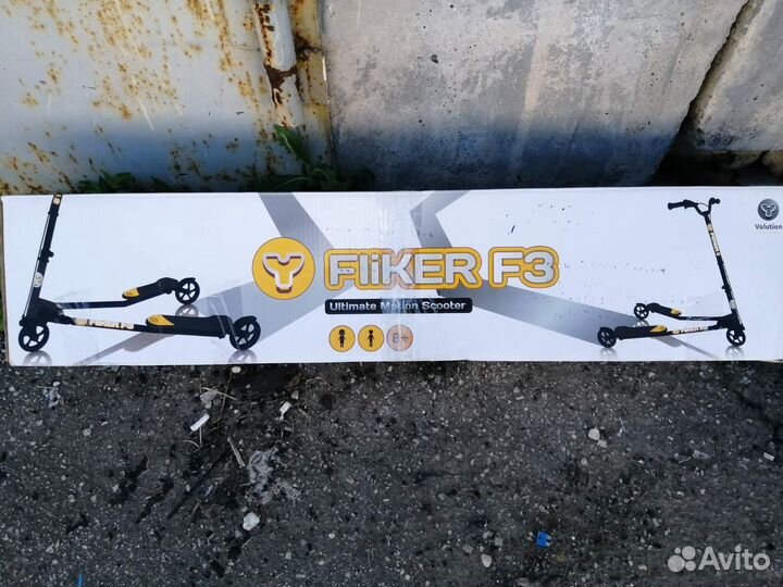 Самокат инерционный Fliker F3