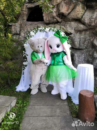 Мишка Тедди и Зайка Ростовые куклы Аниматоры