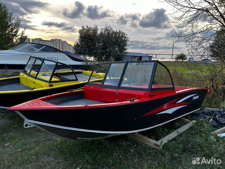 Алюминиевая лодка Триера 460 наличие