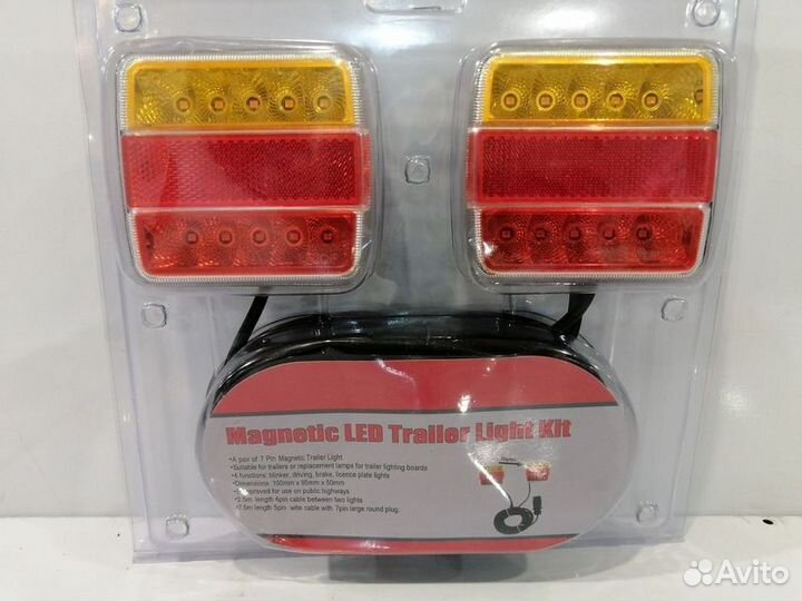 Фонари светодиоды на магнитах с проводкой и вилкой