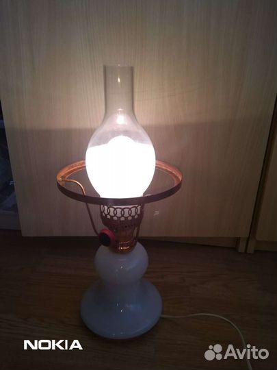 Лампа настольная СССР с регулятором яркости