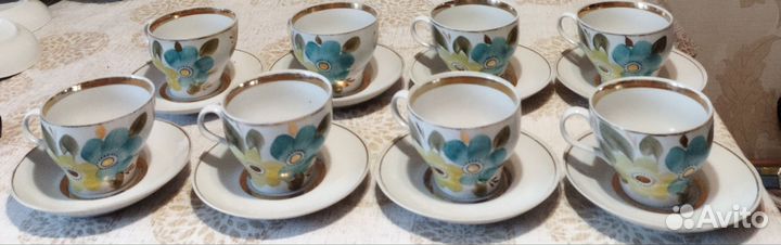 Чайные пары и молочник