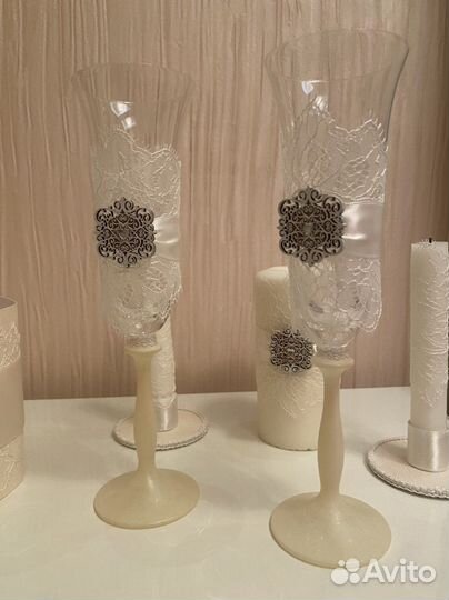 Бокалы и свечи