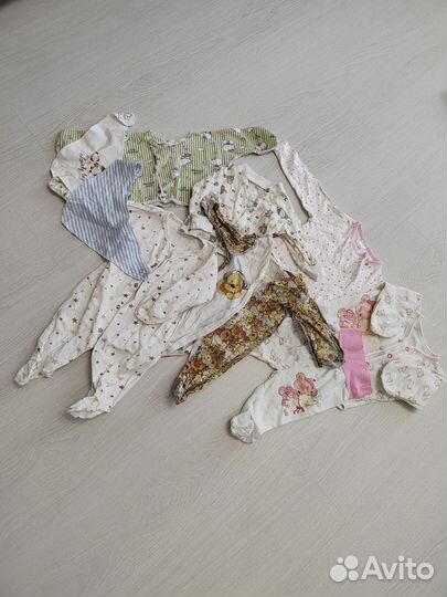 Детские вещи пакетом от 0
