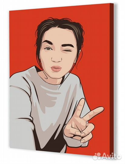 Печать картин, портретов по фото