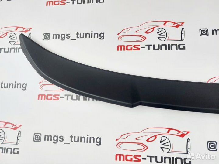 Спойлер на BMW 2 series F22 CS Style Черный мат