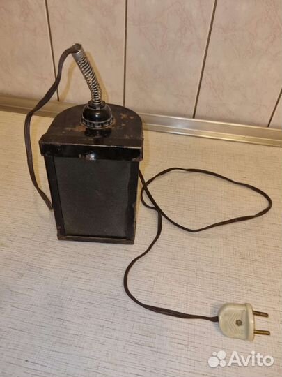 Лабораторный фонарь для проявки фото печать СССР
