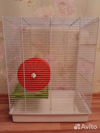 Клетка, корм, песок для шиншиллы