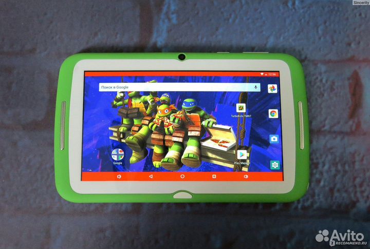 Планшет детский TurboKids Черепашки-ниндзя