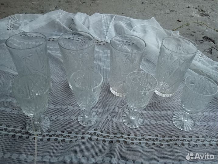 Наборы стаканов и рюмок