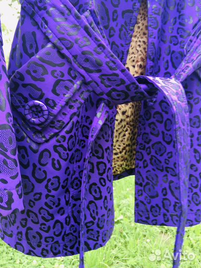 Куртка фиолетовая с поясом, женская ShanXiaQing