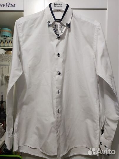 Рубашки белые школьные, размер 10 и 13 лет