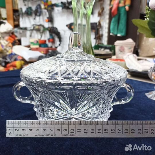 Ваза для конфет Варвара гхз СССР (сзр)