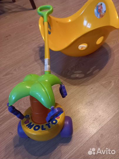 Игрушка черепашка и каталка