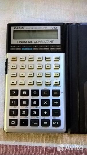Финансовый калькулятор casio fc-100