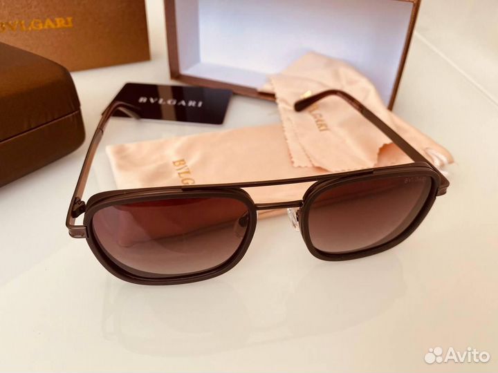 Солнцезащитные очки мужские bulgari новые