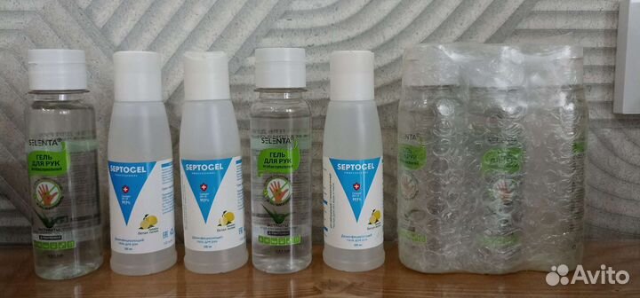 Антибактериальный гель, антисептик для рук, лот