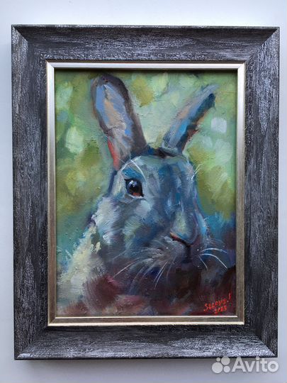 Картина с кроликом